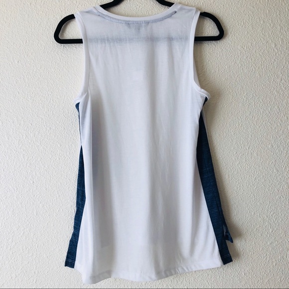Banana Republic Color Block White Tank Top - Picture 2 of 5